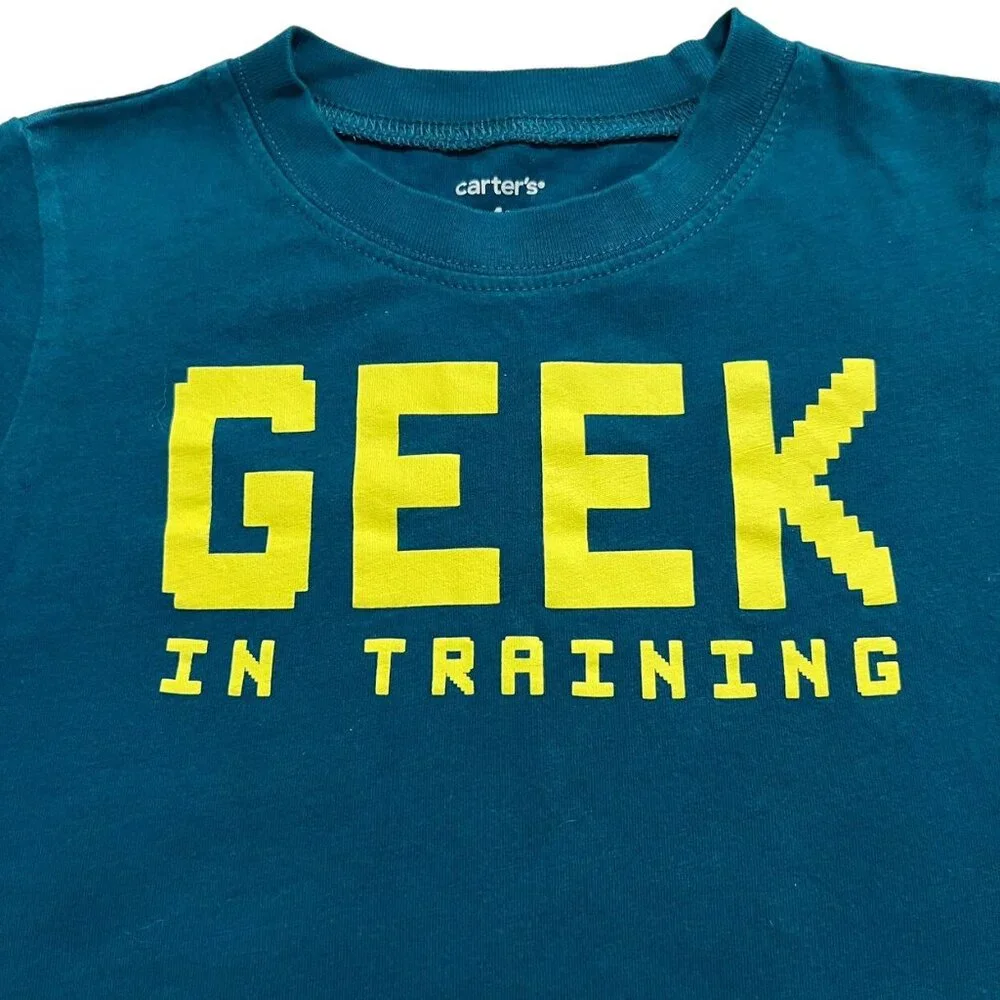 Carter's 4T Geek In Training Shirt